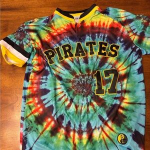 Duality Lab mens pirates jersey Tie-Dye size L worn once